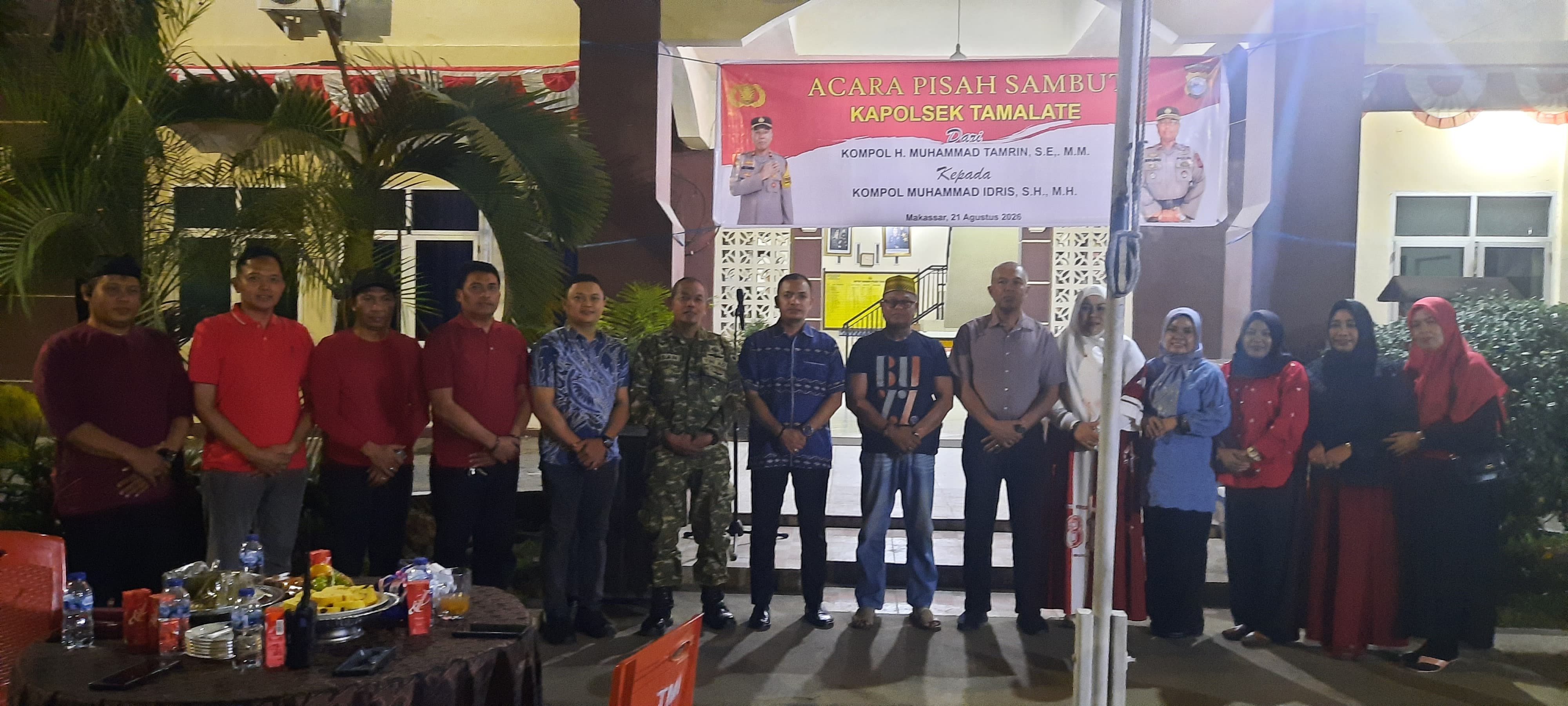 Acara pisah sambut pejabat lama dan baru, begini sambutan kapolsek Tamalate Acara pisah sambut pejabat lama dan baru, begini sambutan kapolsek Tamalate