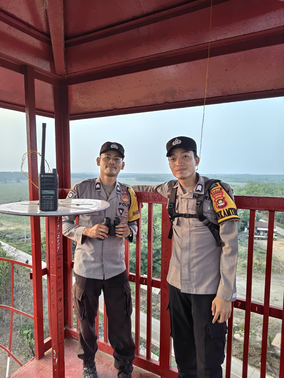 Polisi dan Perusahaan Perkebunan Perkuat Sinergi, Pantau Titik Api Karhutla Lewat Menara Pantau Polisi dan Perusahaan Perkebunan Perkuat Sinergi, Pantau Titik Api Karhutla Lewat Menara Pantau