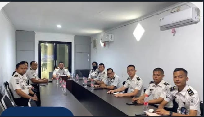Lapas narkotika kelas, IIA -muara Beliti Kegiatan ,virtual melalui zoom ikuti arahan Direktur jendral Pemasyarakatan